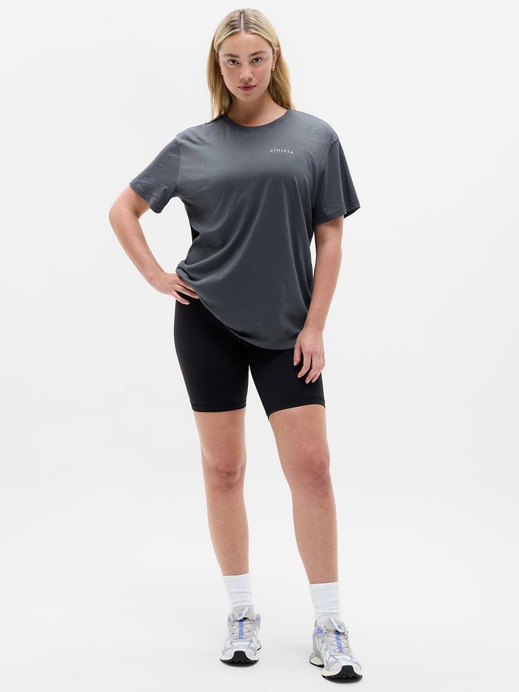 Image 4 of 6, Favorite Cotton Relaxed Graphic Tee