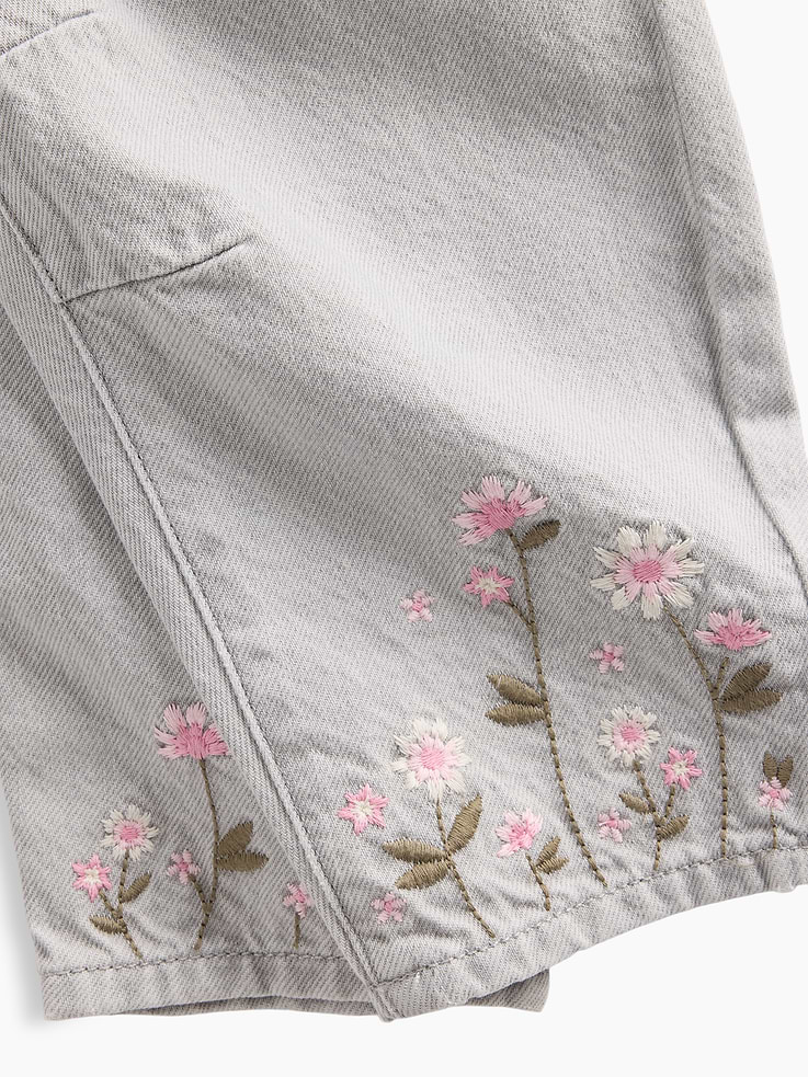 Image 4 of 4, Baby & Toddler Embroidered Horseshoe Jeans