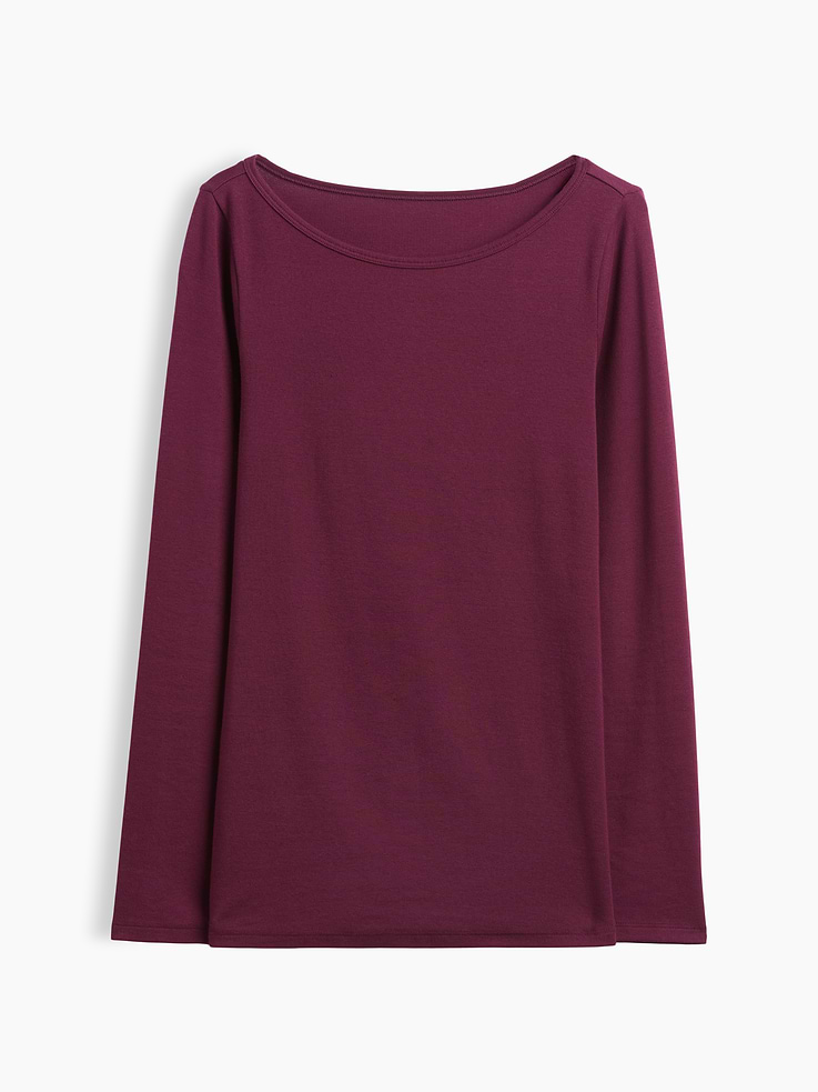 Image number 5 showing, Maternity Modern Boatneck T-Shirt