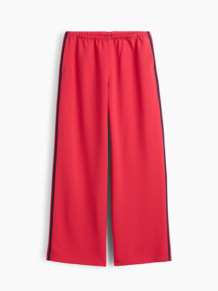 Image 6 of 6, Easy Wide-Leg Pants