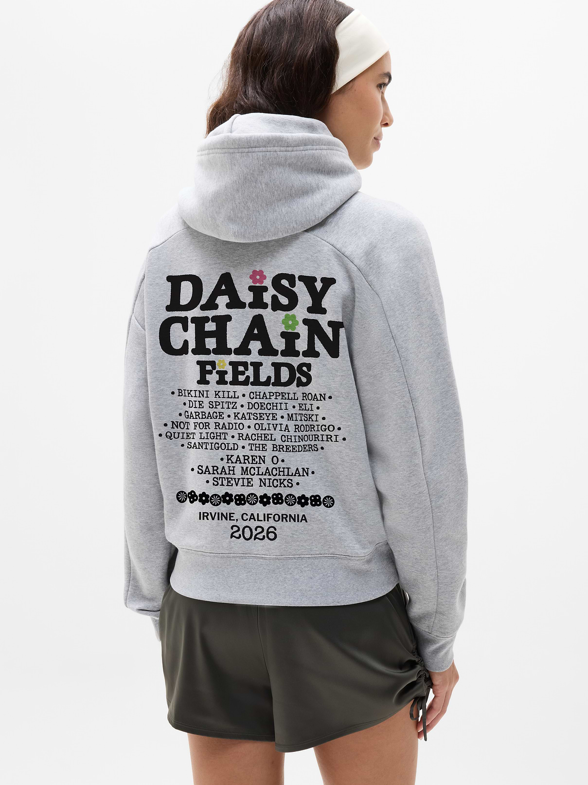 Image number 1 showing, Athleta x Daisy Chain Fields Forever Fleece Hoodie