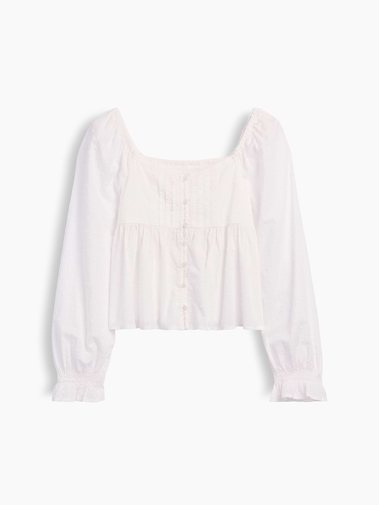 Image 2 de 5, Haut à taille empire à manches bouffantes pour Enfant
