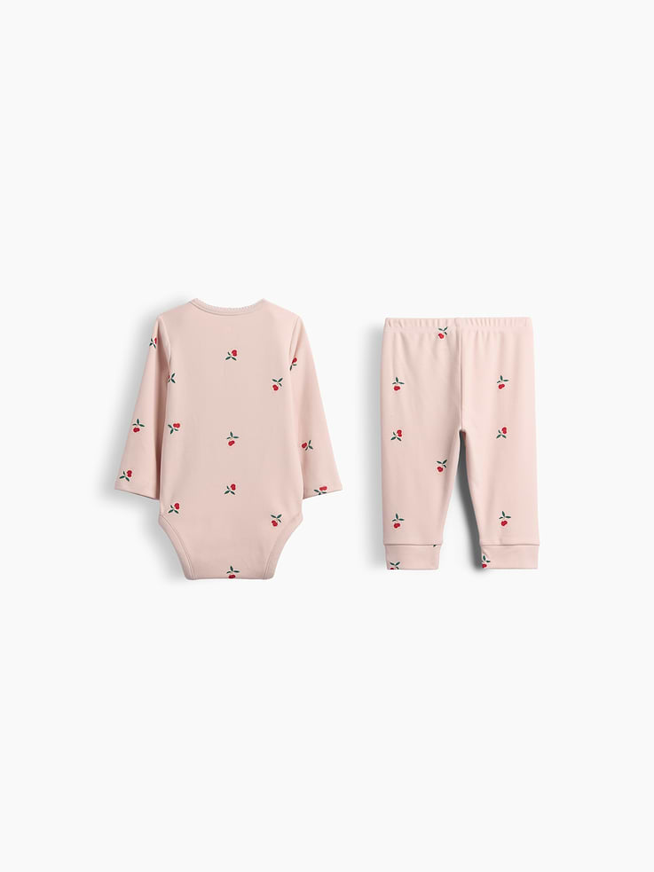 Image 2 of 3, Baby Softspun Bodysuit Outfit Set