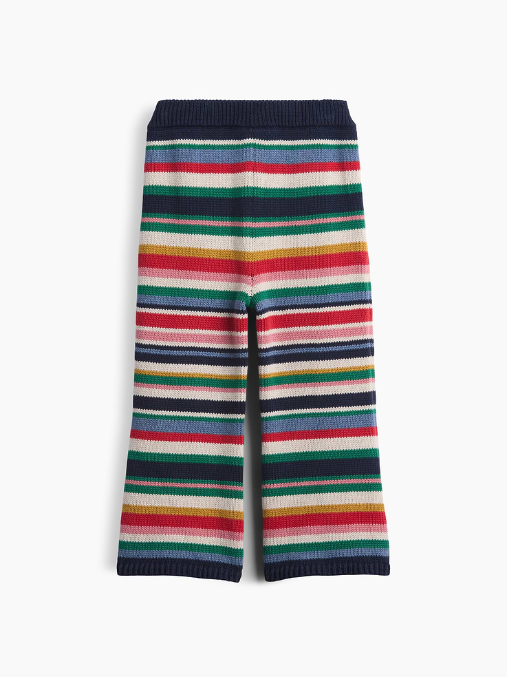 Image 3 of 4, Baby & Toddler Striped Flare Sweater Pants