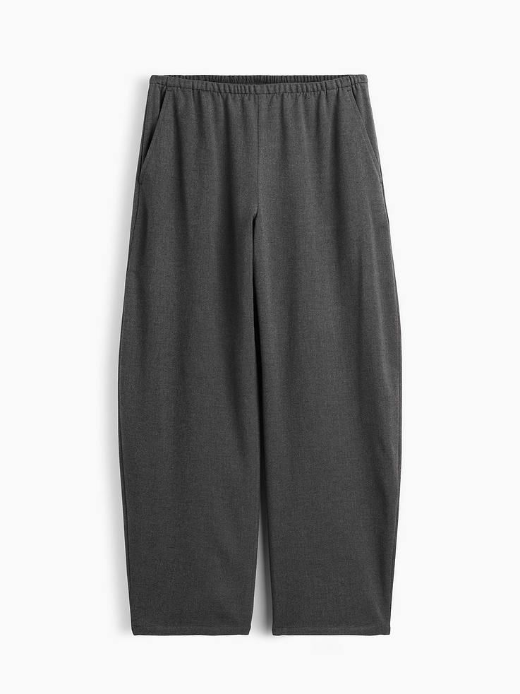 Image 6 of 6, Mid Rise Easy Barrel Ankle Pants