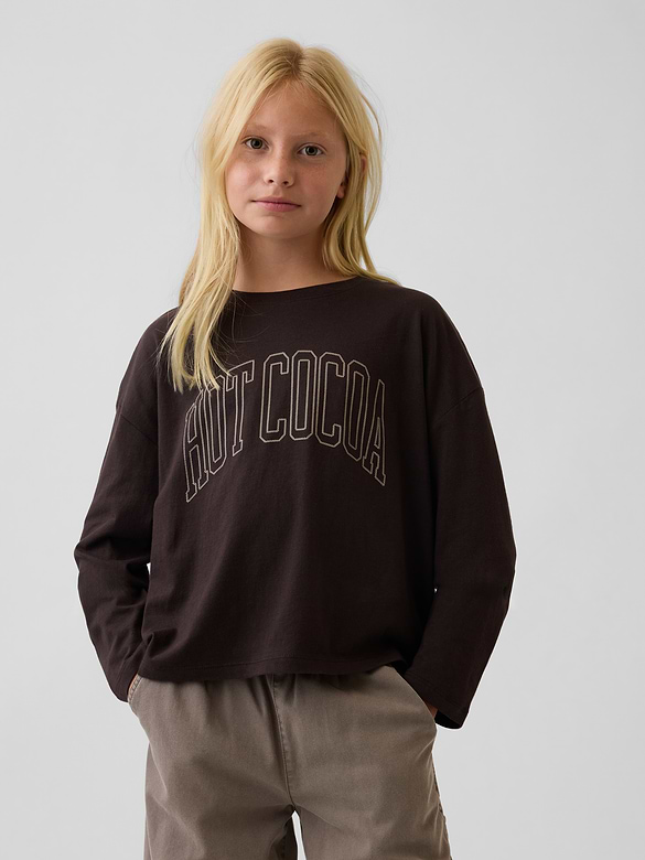 Kids Oversized Graphic T-Shirt