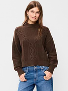 Image 1 of 1, Featuring SoSoft. Feels like cashmere, wears like a year-round fave., crew neck, long sleeves, drop shoulders, rib-knit cuffs and hem, Product #1182257