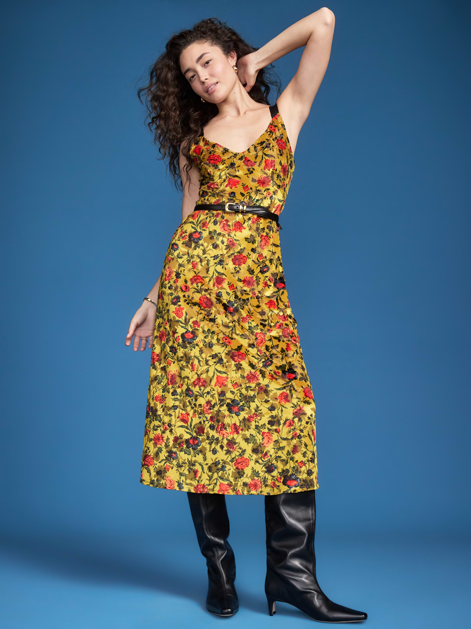 Image 1 of 7, v-neck, adjustable wide shoulder straps, Product #1184416