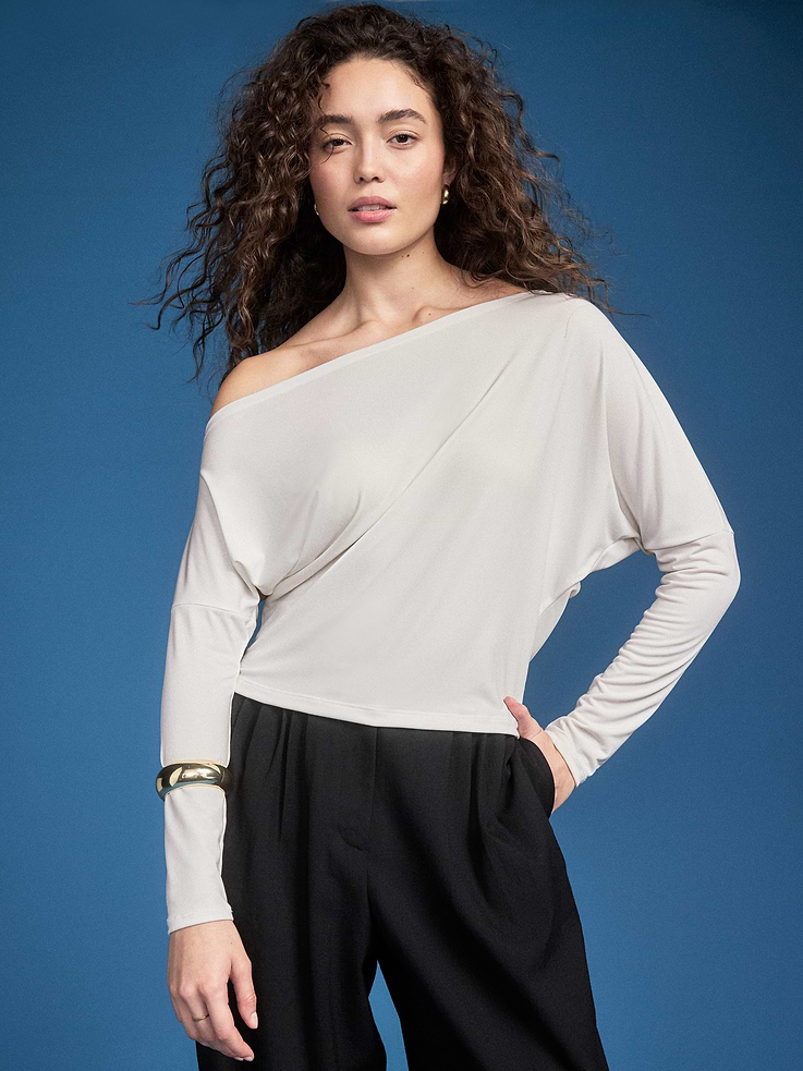 Image 3 de 6, Haut à épaules dénudées en jersey Old Navy x Altuzarra