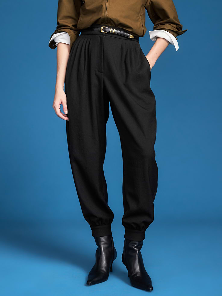 Image 2 of 6, Old Navy x Altuzarra Extra High-Waisted Balloon Trouser Pants