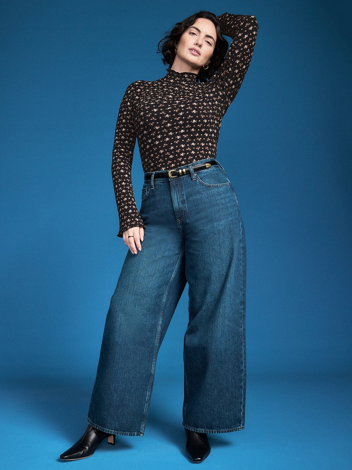 Old Navy x Altuzarra Long-Sleeve Ribbed Fitted Top | Old Navy