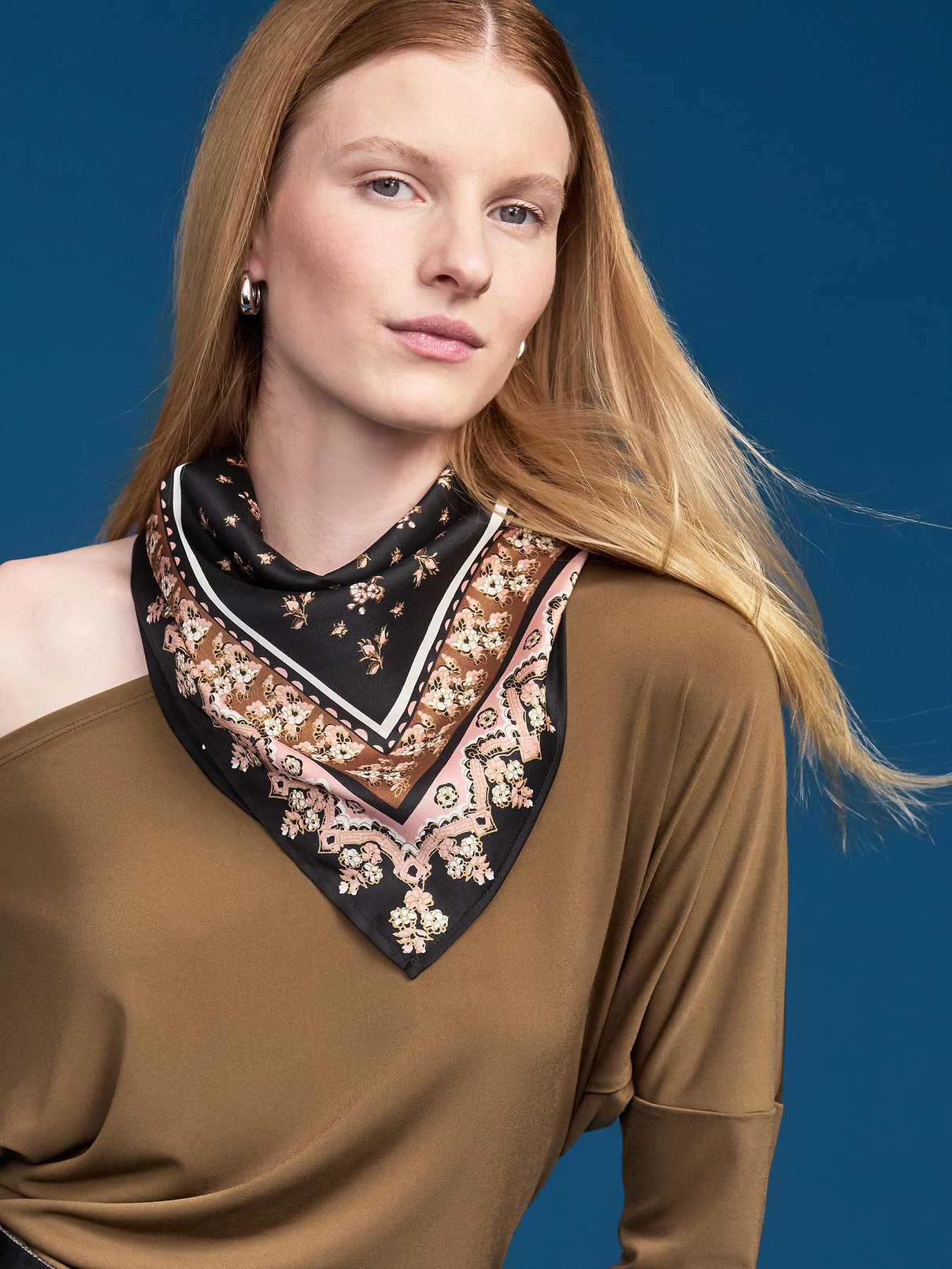Image 1 of 4, square scarf, prints vary, Product #1184453