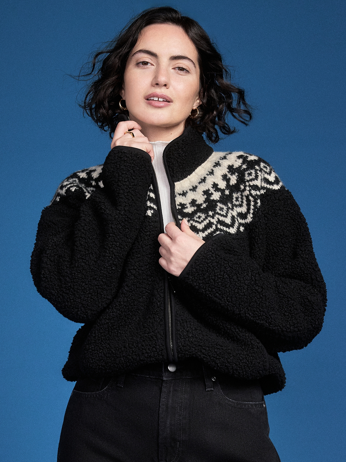 Old Navy x Altuzarra Sherpa Jacket | Old Navy