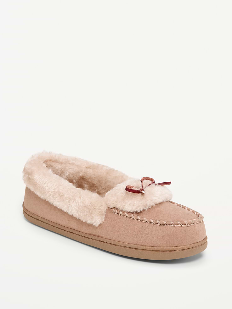 Image 1 of 4, textured outsole, faux fur lining, easy slip-on style, Product #905529