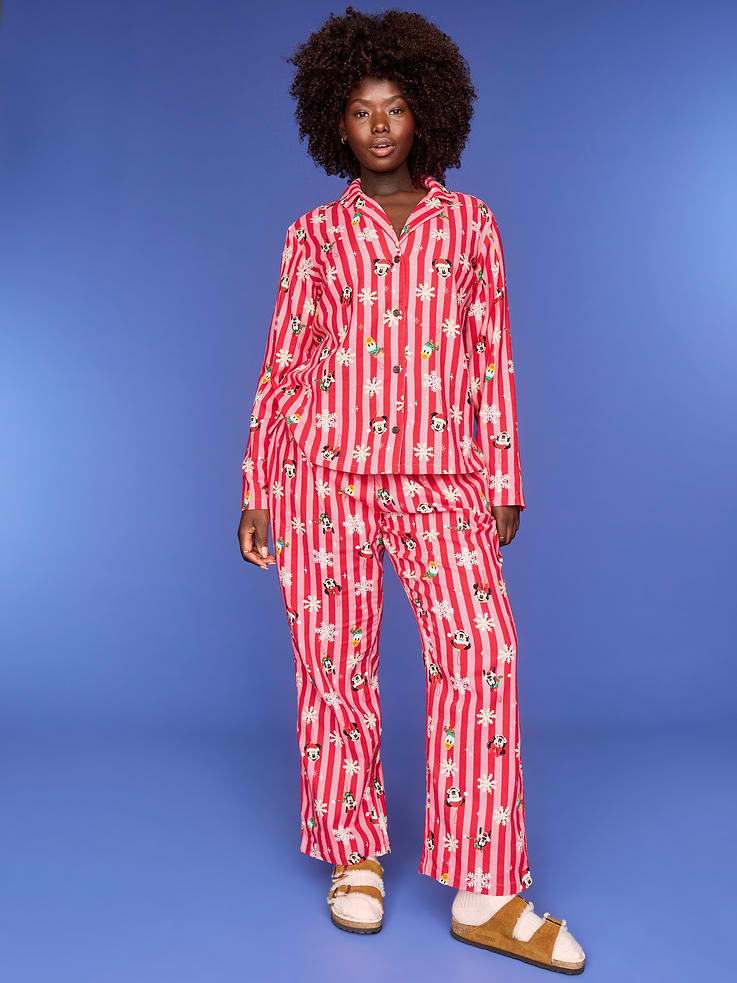 Image 5 of 8, Old Navy x Disney Flannel Pajama Pant Set for Women, All-Access Cardmember