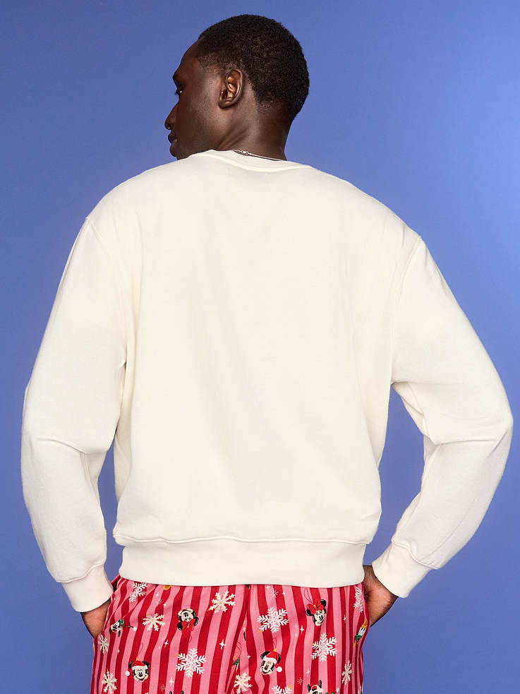 Image 2 of 4, Old Navy x Disney Mickey Mouse Oversized Crew Sweatshirt for Men, All-Access Cardmember