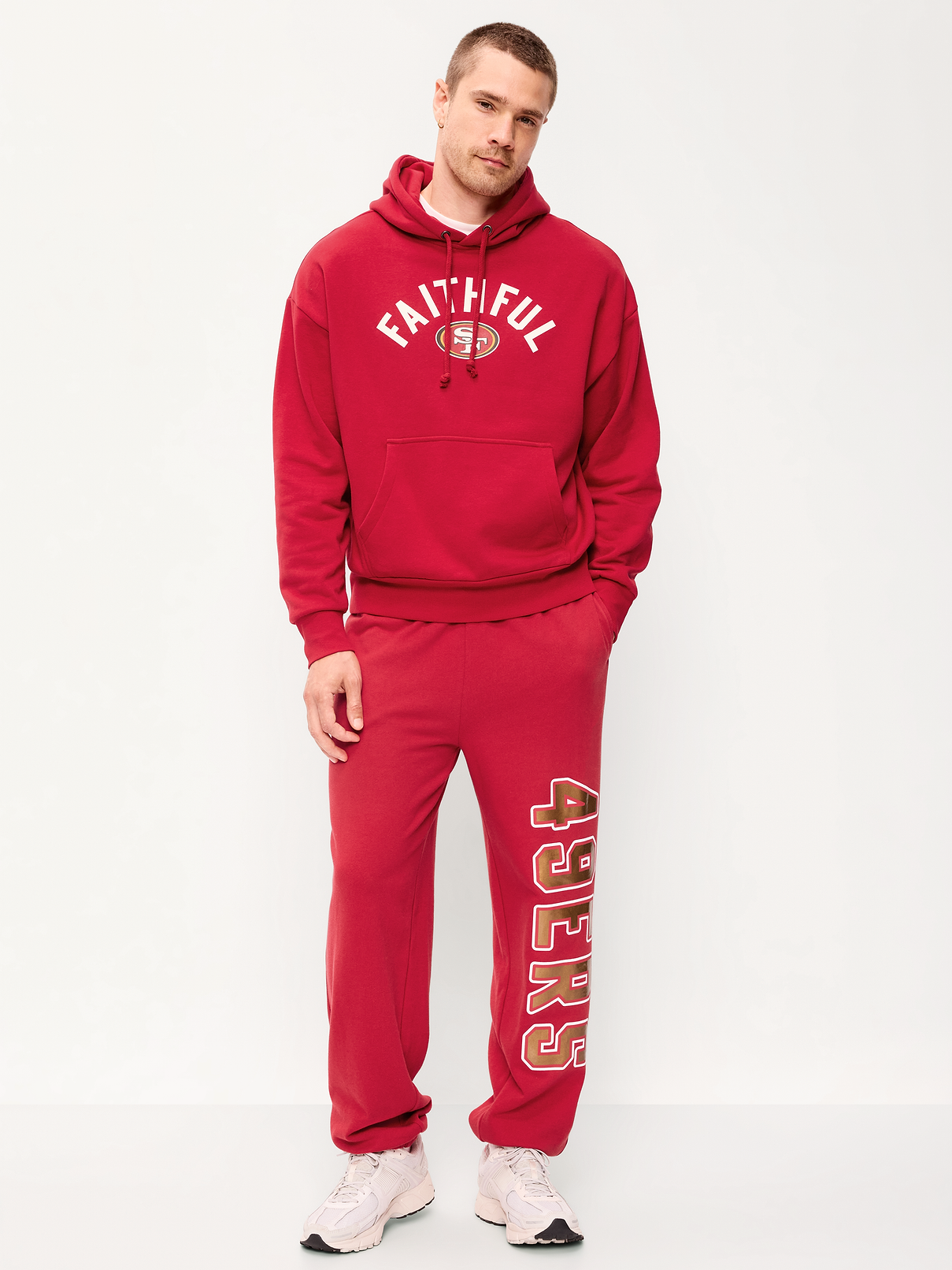 Image number 1 showing, San Francisco 49ers Baggy Jogger Sweatpants for Men