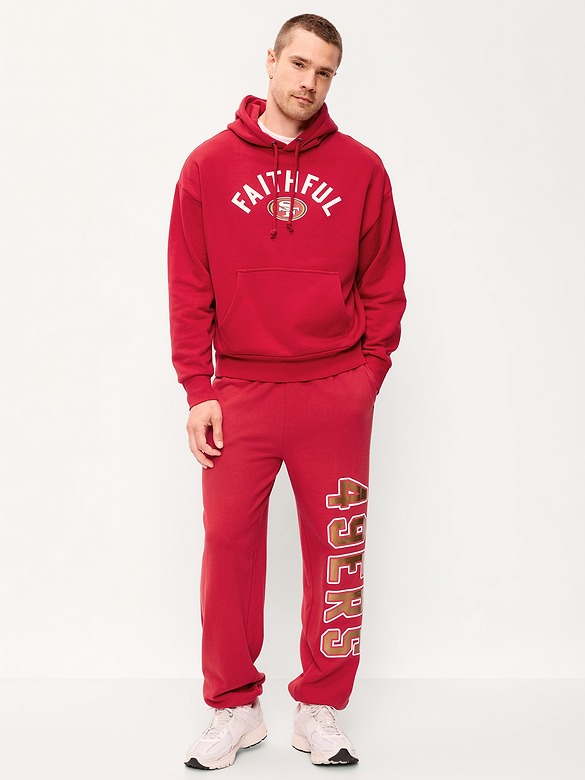 San Francisco 49ers Baggy Jogger Sweatpants for Men