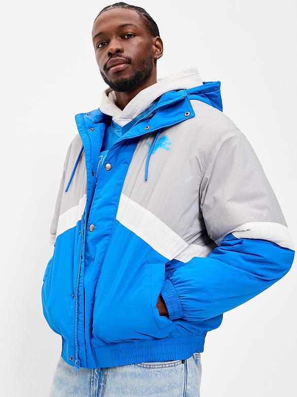 Detroit Lions Oversized Jacket for Adults