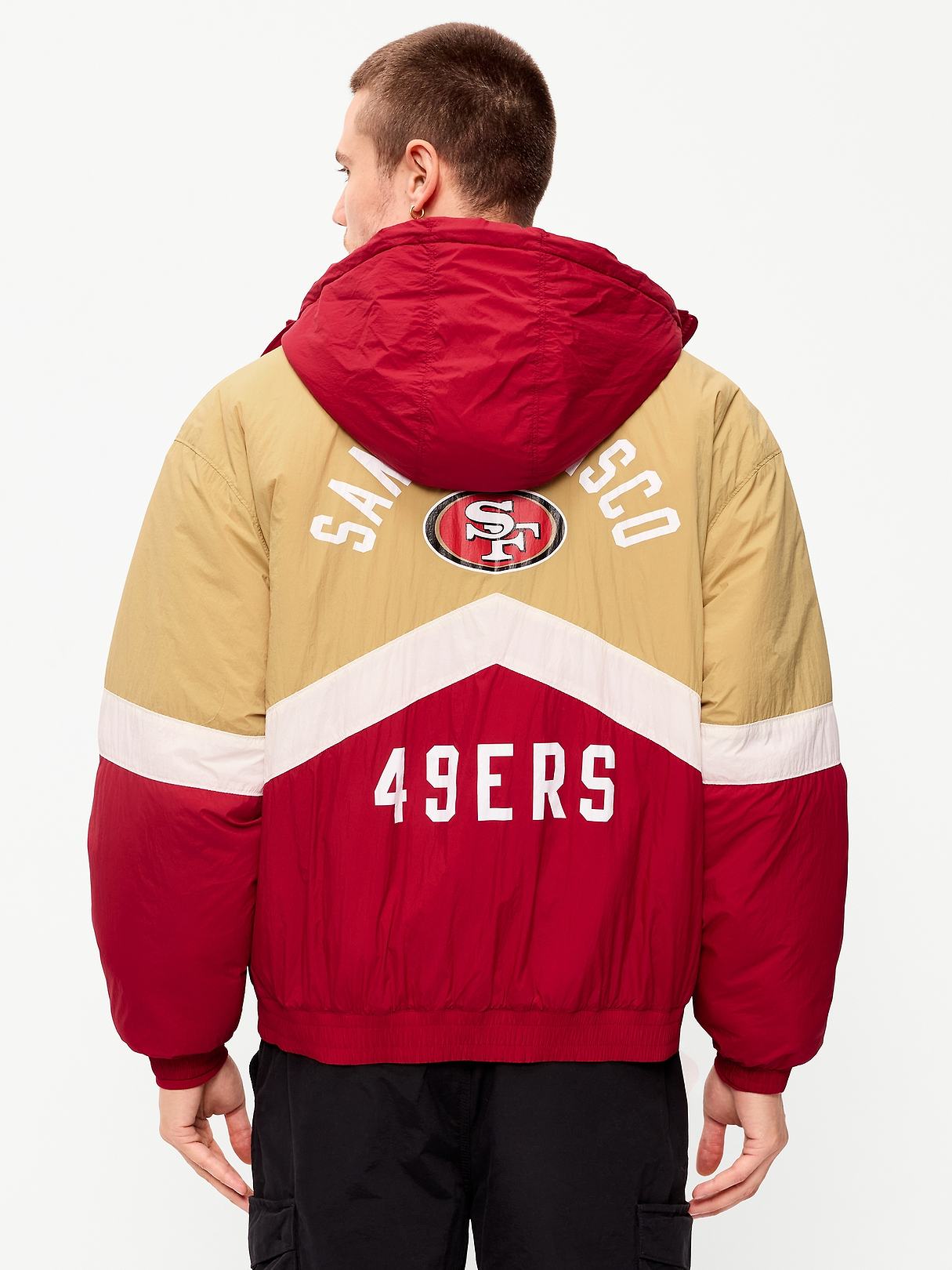 San Francisco 49ers Oversized Jacket for Adults | Old Navy