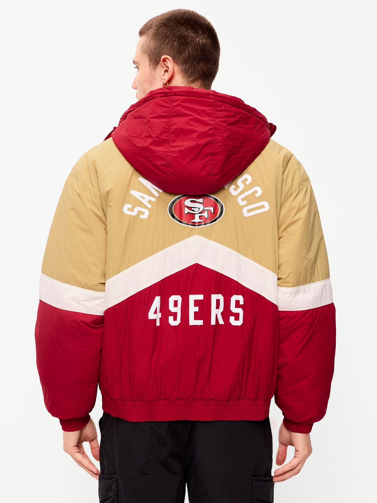 Image number 2 showing, San Francisco 49ers Oversized Jacket for Adults