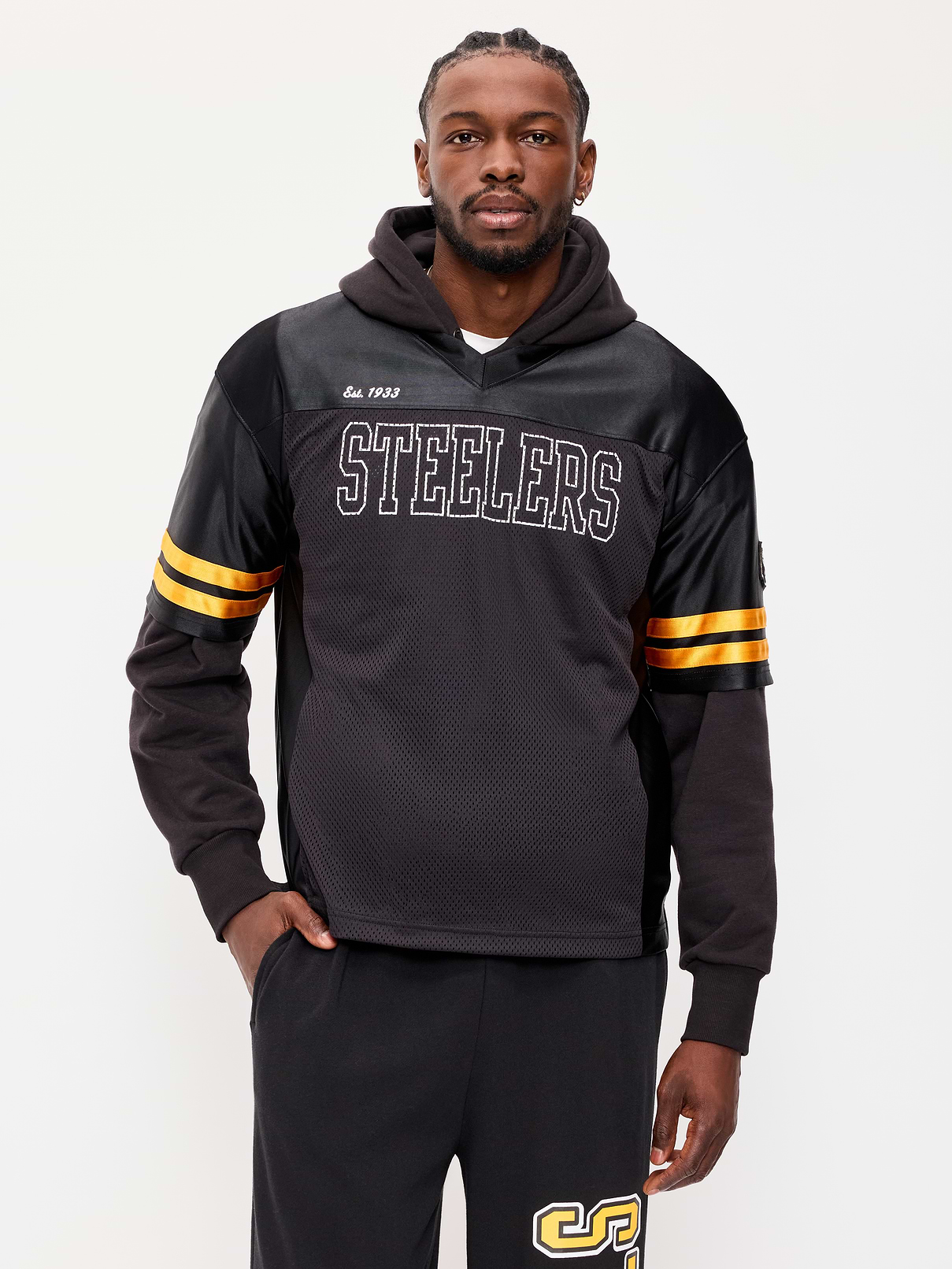 Image number 1 showing, Pittsburgh Steelers Lifestyle Jersey T-Shirt for Men