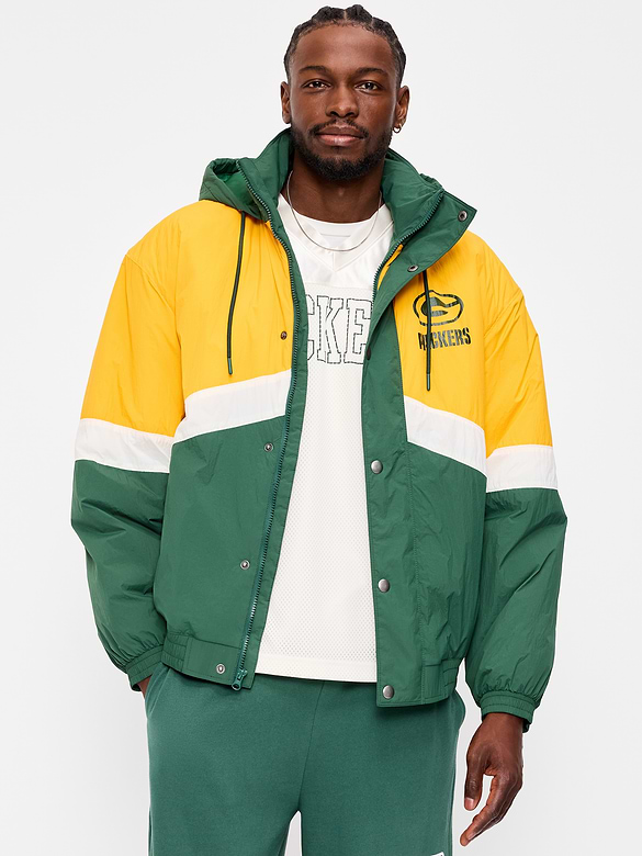 Green Bay Packers Oversized Jacket for Adults