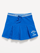 Image number 3 showing, Detroit Lions French Terry Pleated Skort for Girls