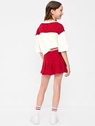 Image number 2 showing, San Francisco 49ers French Terry Pleated Skort for Girls