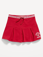Image number 3 showing, San Francisco 49ers French Terry Pleated Skort for Girls