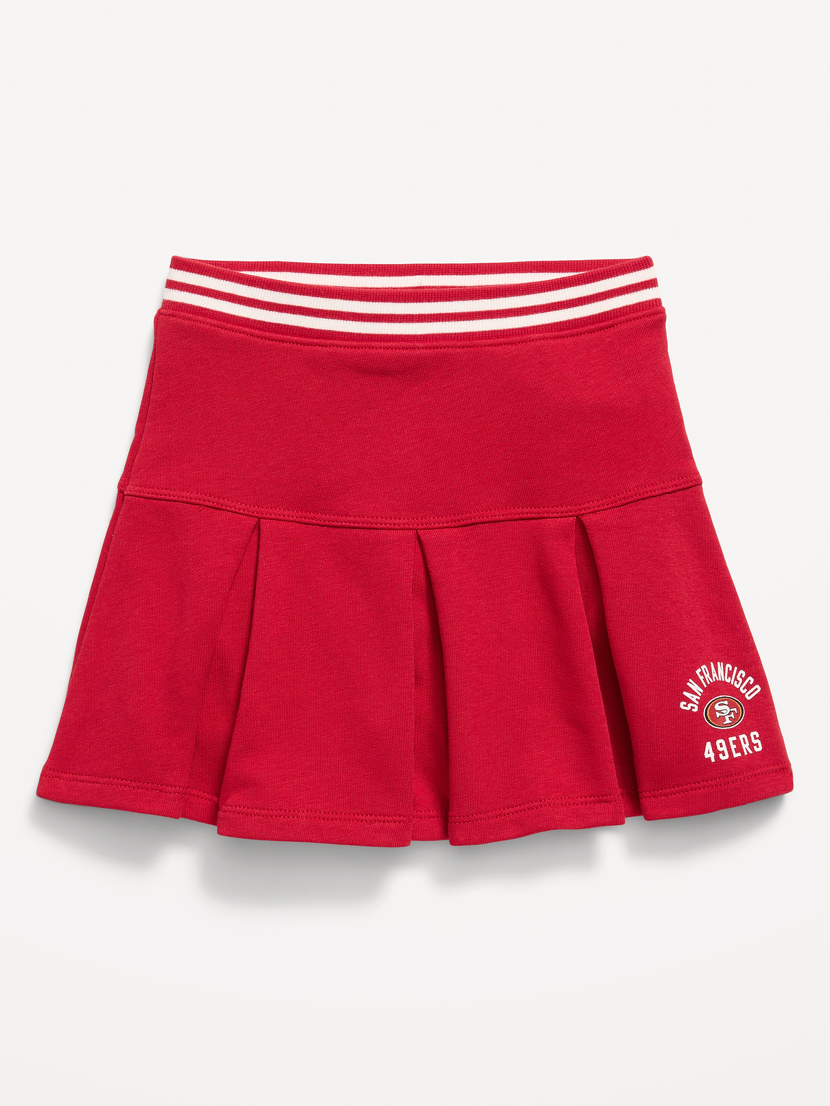 Image number 2 showing, San Francisco 49ers French Terry Pleated Skort for Toddler Girls