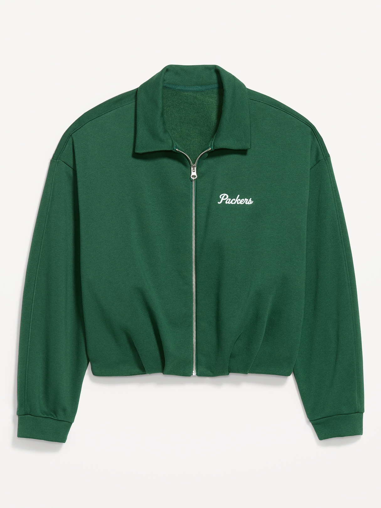Green Bay Packers Oversized Fleece Bomber Jacket for Women | Old Navy