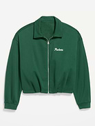 Image number 3 showing, Green Bay Packers Oversized Fleece Bomber Jacket for Women