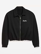 Image number 3 showing, Pittsburgh Steelers Oversized Fleece Bomber Jacket for Women