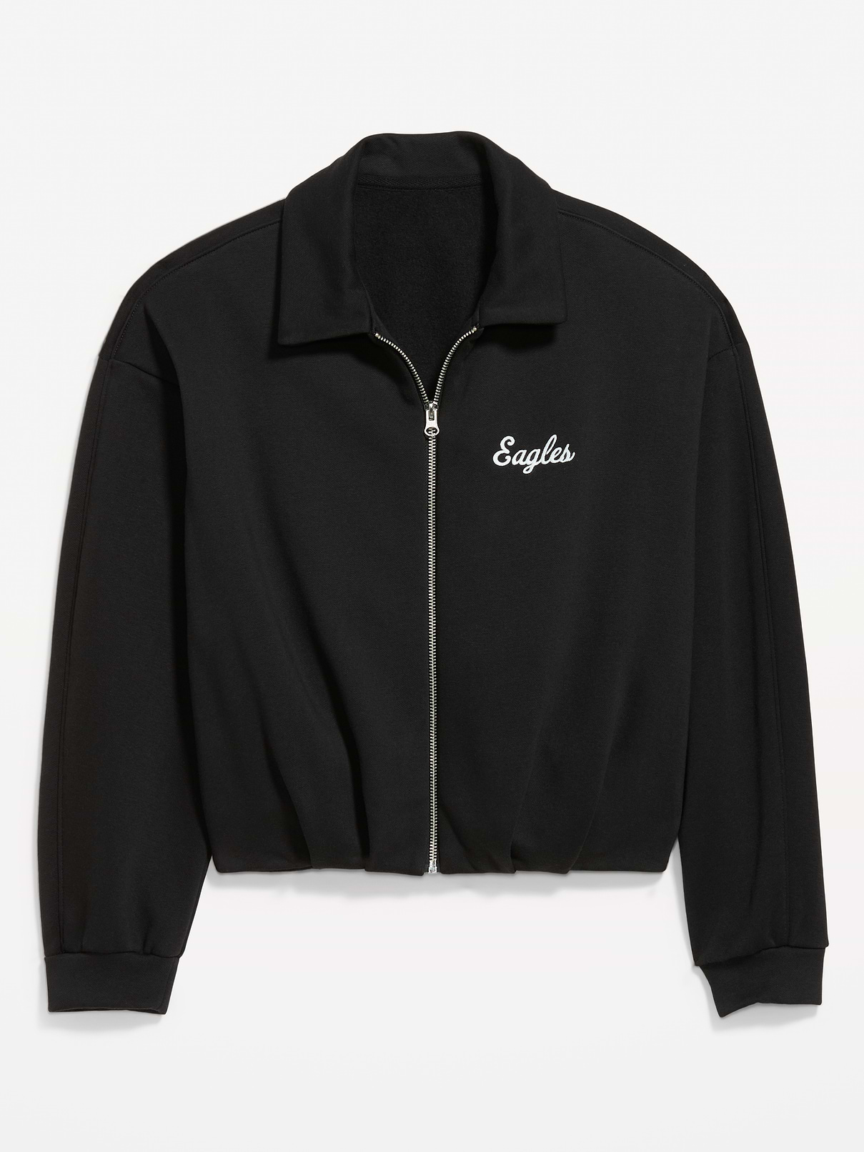 Image number 3 showing, Philadelphia Eagles Oversized Fleece Bomber Jacket for Women