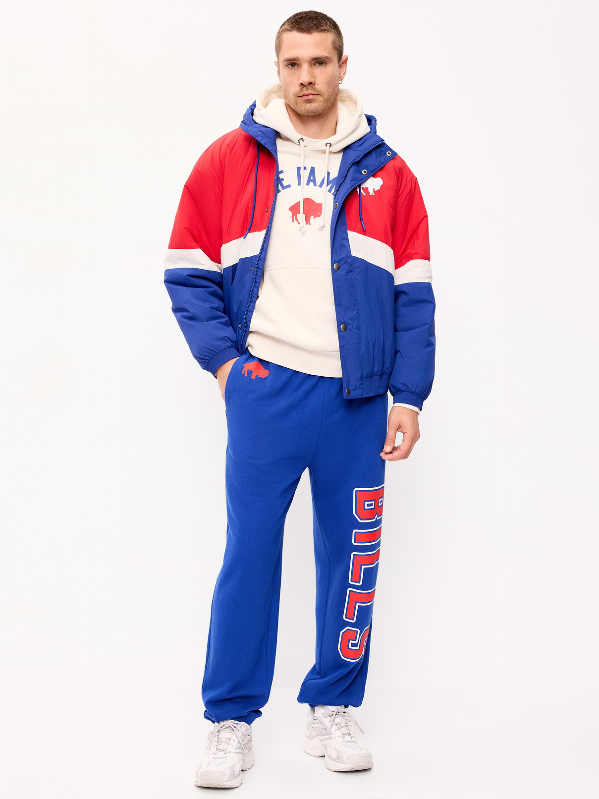 Image number 1 showing, Buffalo Bills Baggy Jogger Sweatpants for Men