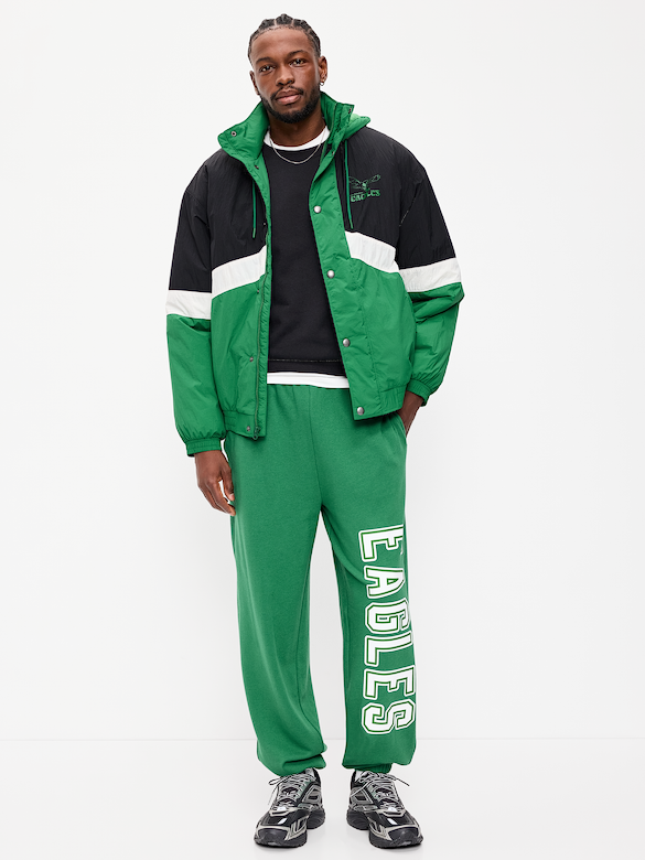 Philadelphia Eagles Baggy Jogger Sweatpants for Adults