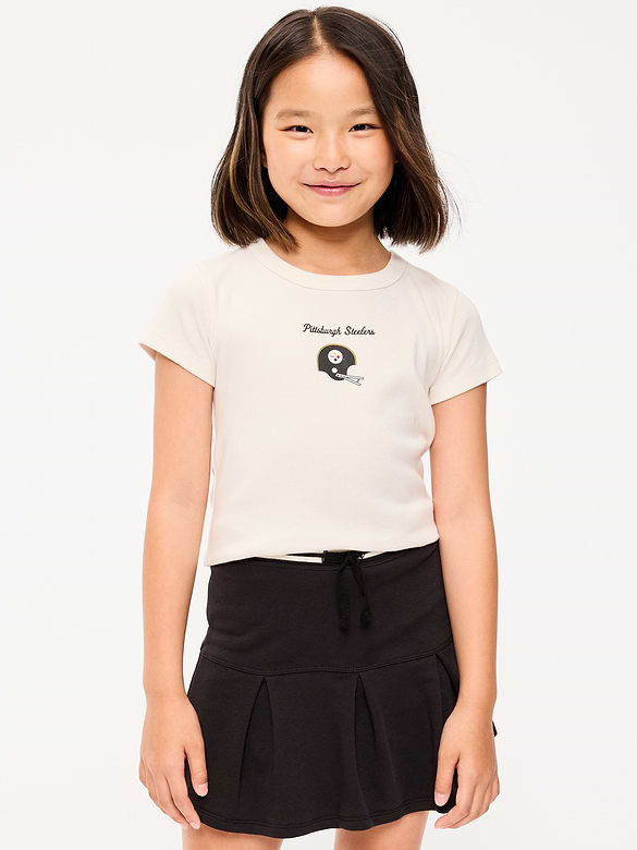 Pittsburgh Steelers Fitted Graphic T-Shirt for Girls