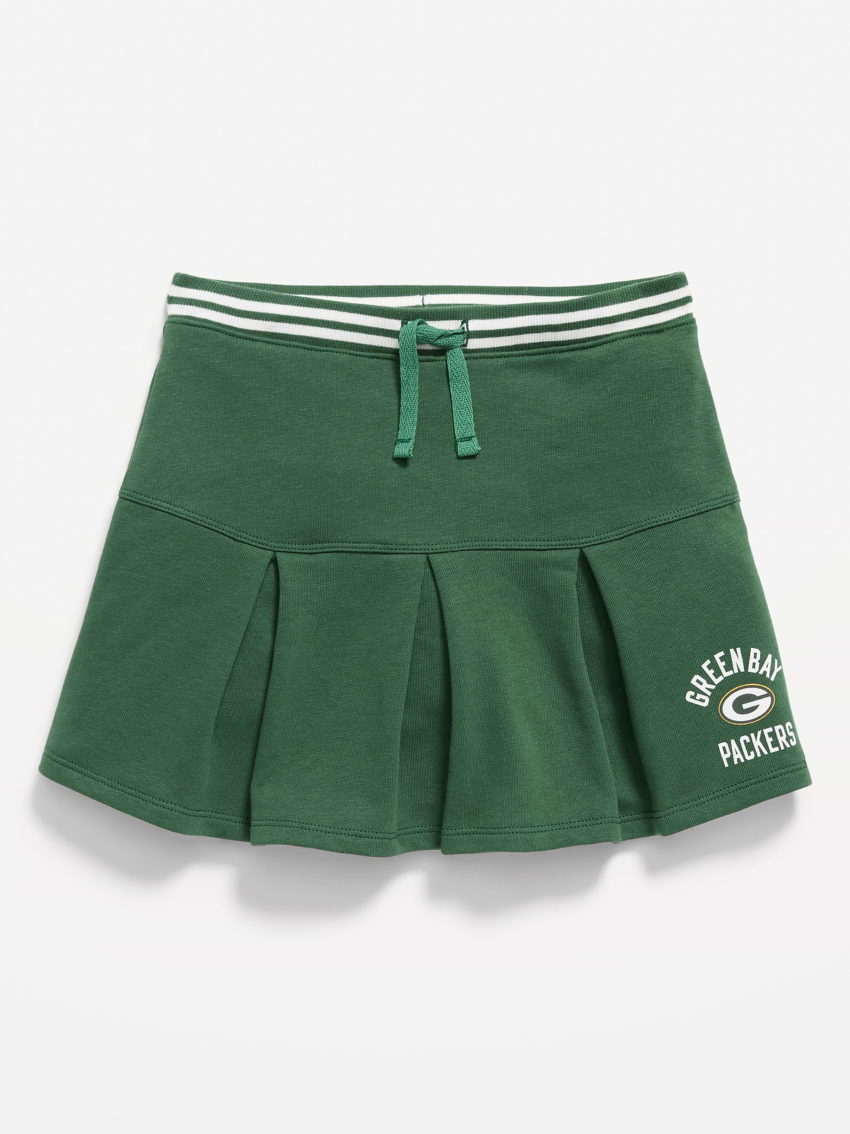 Image number 2 showing, Green Bay Packers French Terry Pleated Skort for Girls