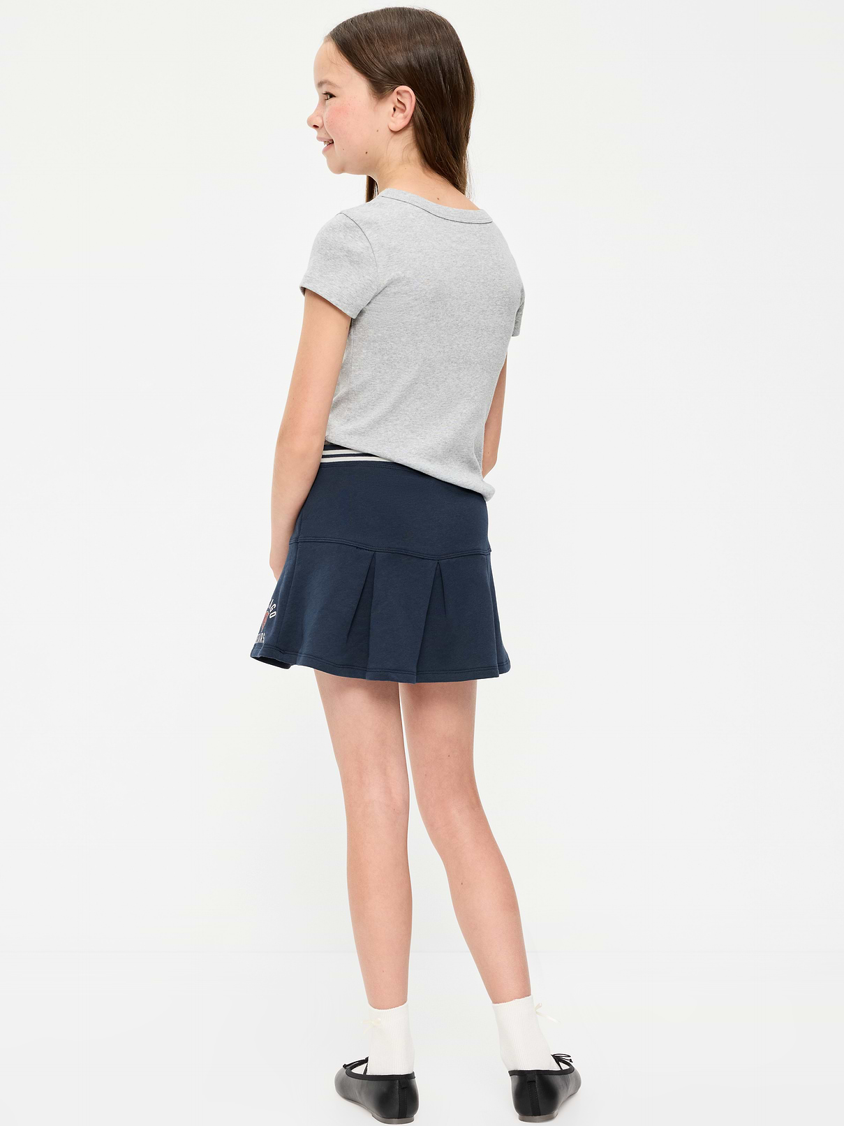 Image number 2 showing, Chicago Bears French Terry Pleated Skort for Girls