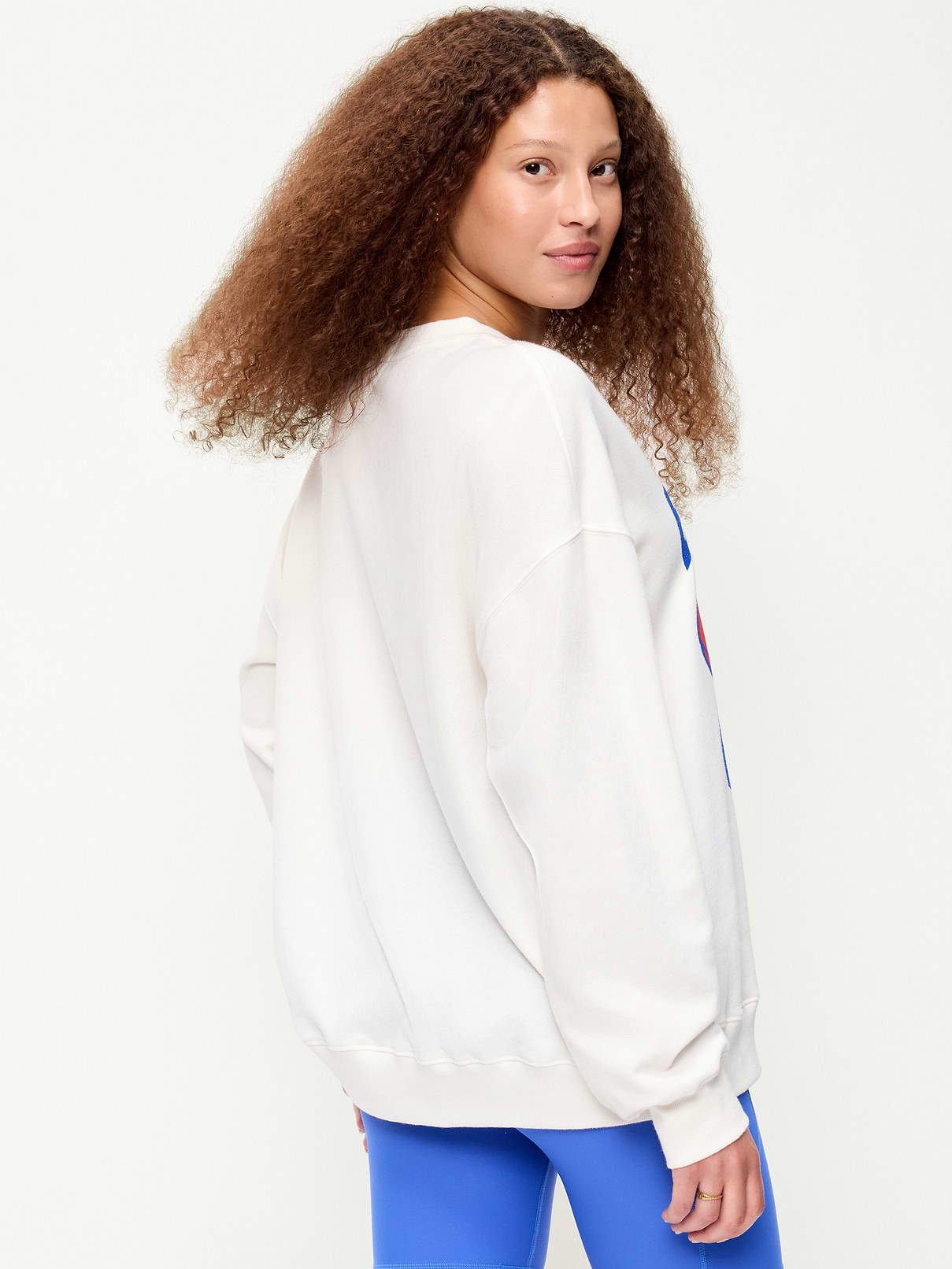 Image number 2 showing, Buffalo Bills Oversized Fleece Sweatshirt for Women