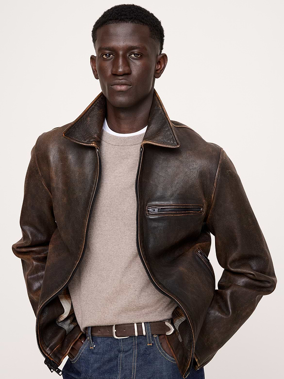 Leather Racing Jacket