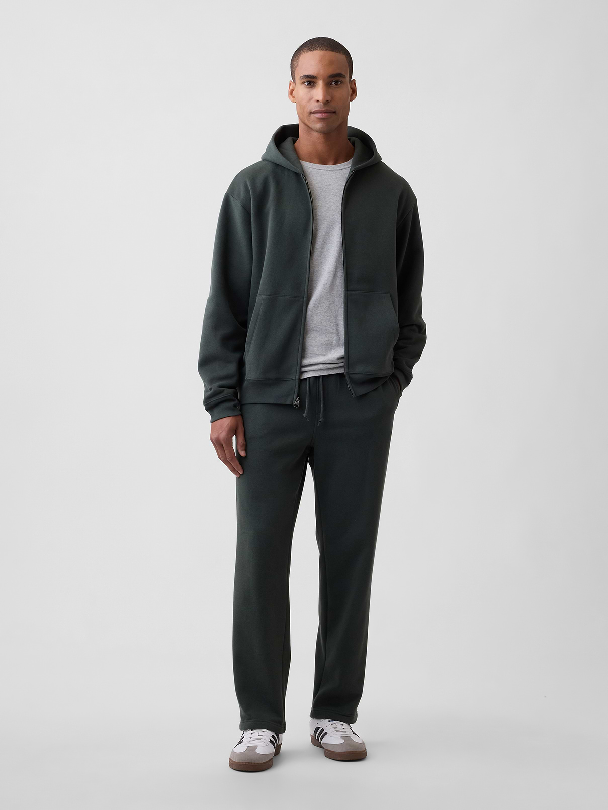 Image 3 of 4, Adult VintageSoft Oversized Zip Hoodie