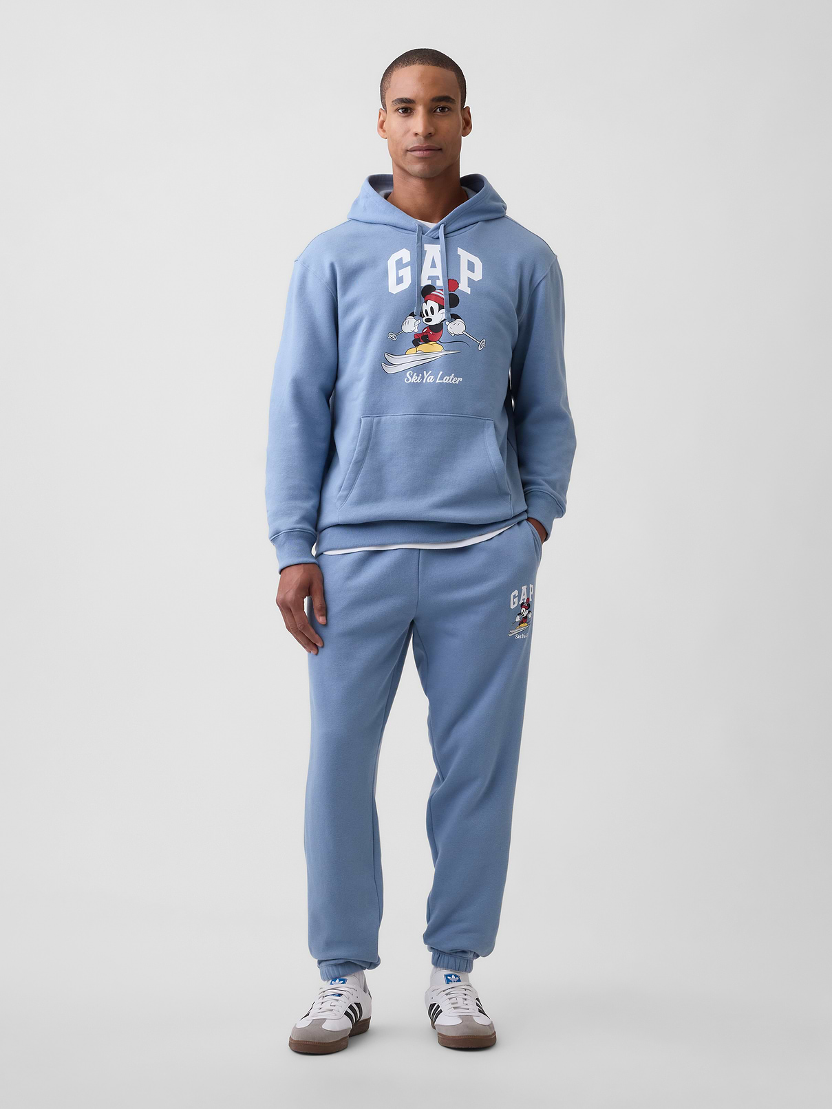 Gap × Disney Mickey Mouse Relaxed Logo Hoodie | Gap Factory