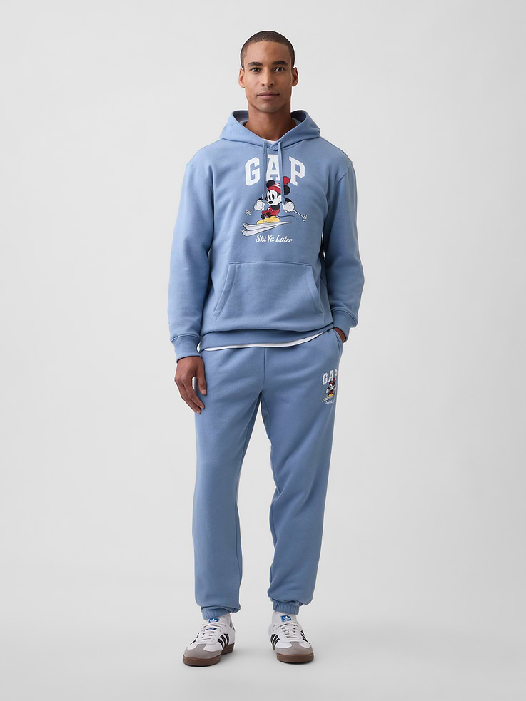 Image 3 of 4, Gap × Disney Mickey Mouse Relaxed Logo Hoodie