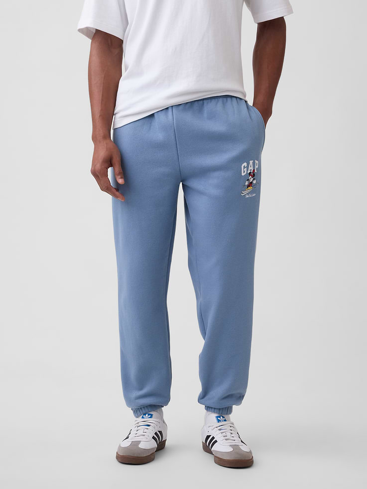 Image 3 of 4, Gap × Disney Mickey Mouse Relaxed Logo Joggers