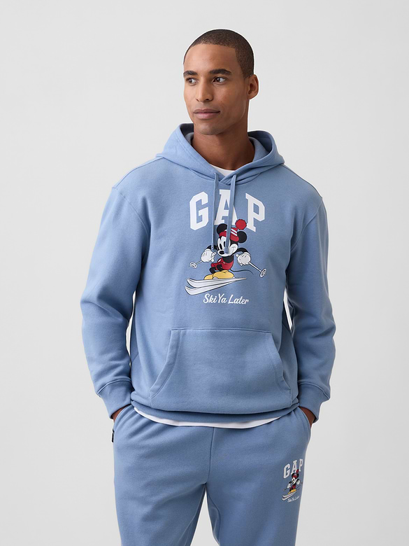 Gap × Disney Mickey Mouse Relaxed Logo Hoodie
