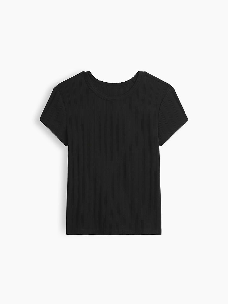 Image 2 of 4, Kids Pointelle T-Shirt