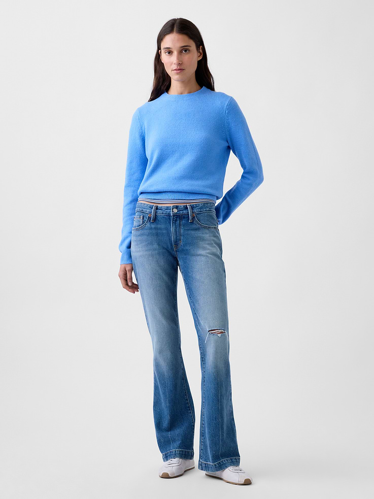 Image 2 of 5, CashSoft Crew Sweater