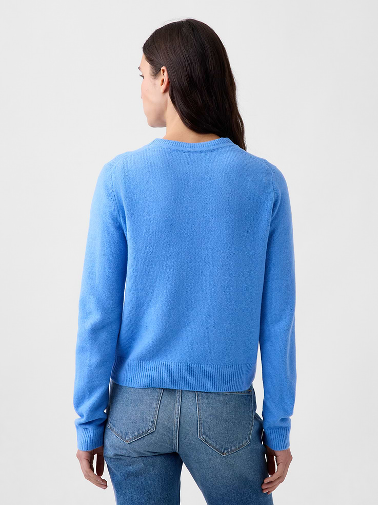 Image 3 of 5, CashSoft Crew Sweater